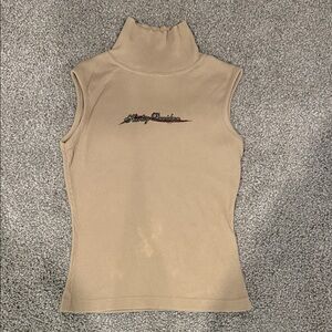 Harley-Davidson Women's Beige High-Neck Tank
